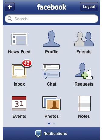 Facebook on the iPhone